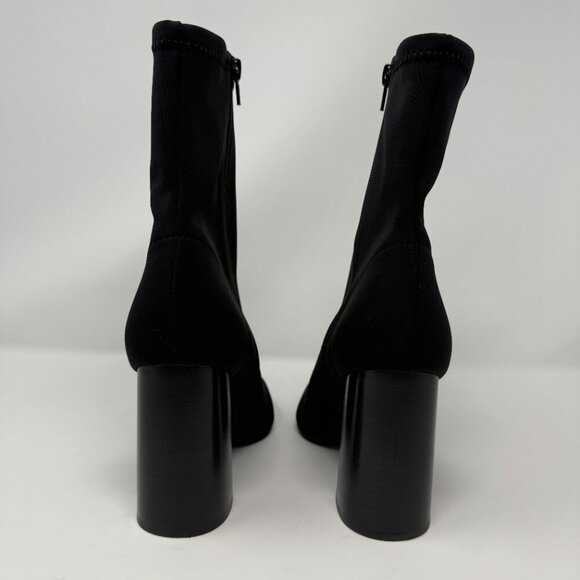 Jeffrey Campbell Siren Bootie Women's 10 Black Neoprene Pointed Toe Heels NWOB - Picture 8 of 16